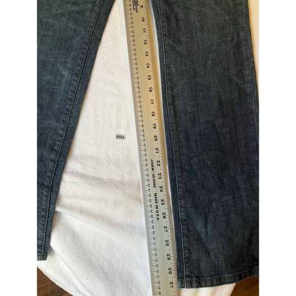 X2 Denim Laboratory Women Jeans size 8 Low Rise Straight Leg Stretch Boot Cut - Picture 4 of 11